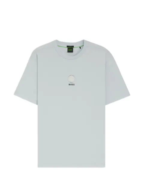 BOSS logo-print t-shirt Blue 50561925