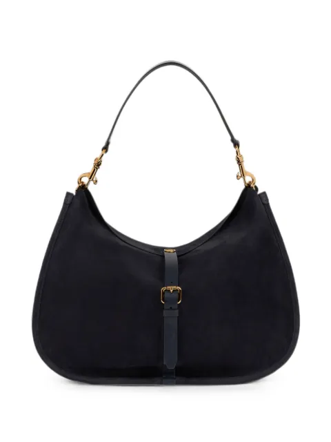 ETRO maxi suede Pony bag Blue WP1C0022AP341