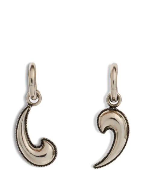 ETRO Paisley hoop earrings Silver WF5A0014AM007