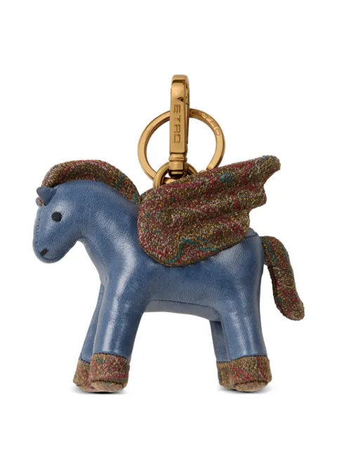 ETRO Pegaso bag charm Blue WP2I0046AP413