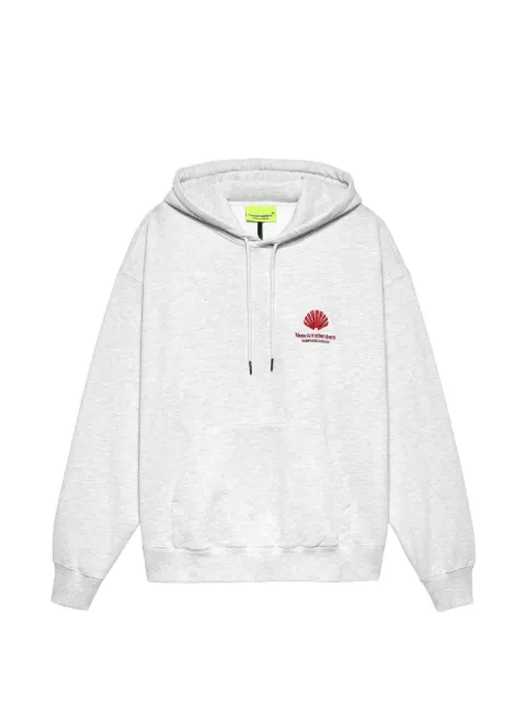 NEW AMSTERDAM logo-embroidered hoodie Grey 2601117001