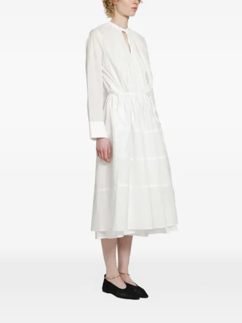Jil Sander tiered midi dress White J02CT0555J45326
