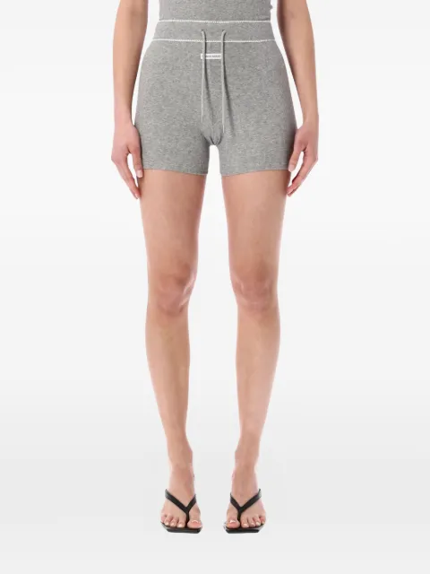 Marine Serre drawstring shorts Grey WSH017ACJER0011GR50