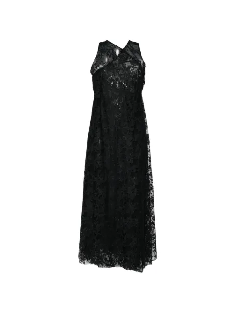 Junya Watanabe floral-lace maxi dress Black JQO001