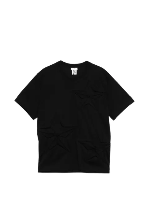 Noir Kei Ninomiya star-patch T-shirt Black 3QT006