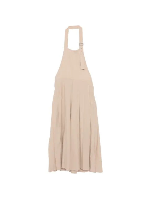 Comme des Garçons Homme Plus buckled pleated trousers Neutrals PQP031