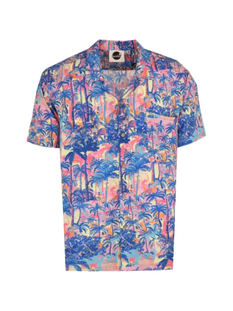 Boardies Havana palm-print shirt Blue BSS904