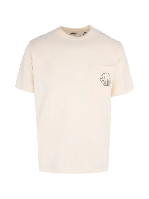 Boardies Ilfracombe shell-embroidered T-shirt Neutrals BST101