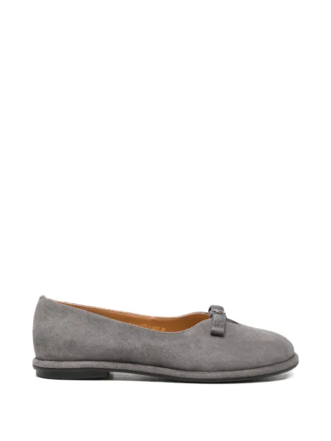 SERGIO MORETTI FIRENZE bow-detail ballet flats Grey R658526102GREY