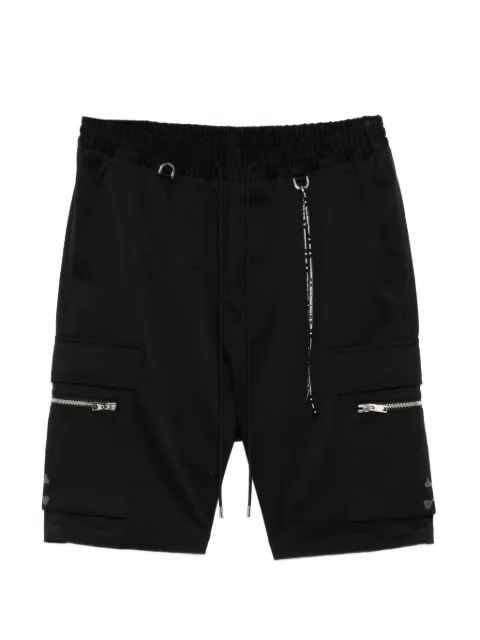 Mastermind Japan logo-embroidered cargo shorts Black MJ26EE1PA031005