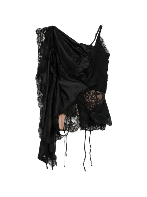 Junya Watanabe deconstructed sculptural blouse Black JQB006
