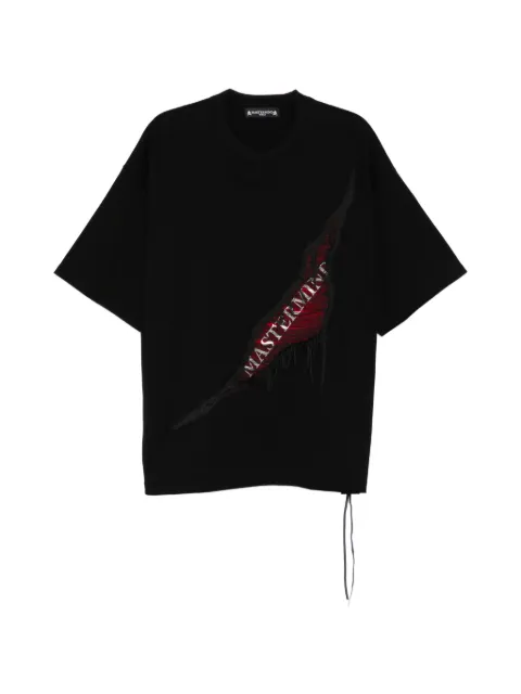 Mastermind World distressed ripped T-shirt Black MW26SE1TS053020BLK