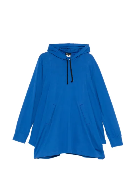 Comme des Garçons Homme Plus asymmetric oversized hoodie Blue PQT032