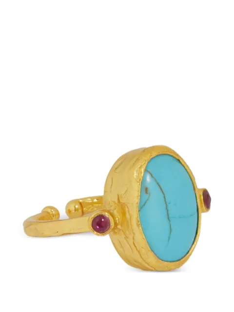 Ottoman Hands Lucia turquoise cocktail ring Gold GEM7017AR