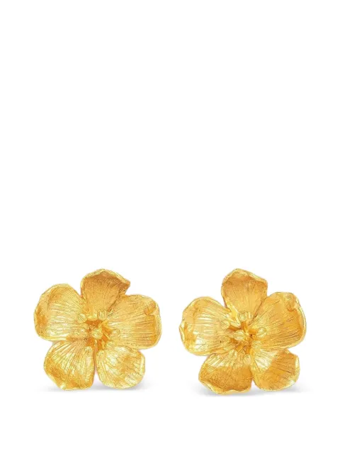 Ottoman Hands Buttercup Gold Flower stud earrings Gold FLO30AE