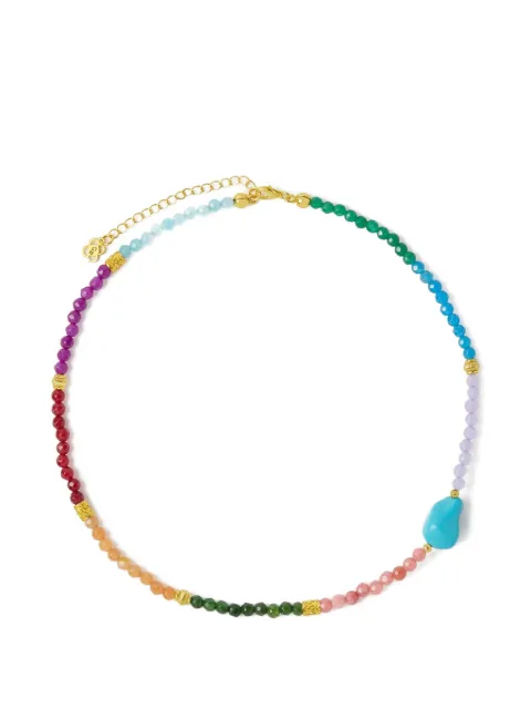 Ottoman Hands Felice turquoise necklace Gold BEA4727E17AN