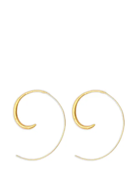 Ottoman Hands Aegina pull-through hoop earrings Gold BEA60AE