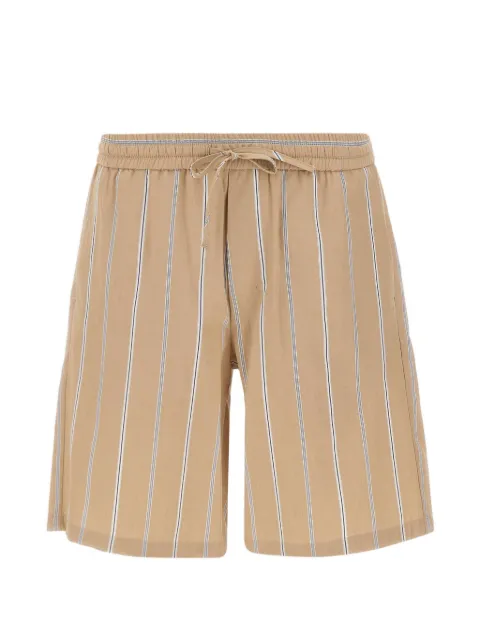 Paolo Pecora striped deck shorts Neutrals D0521580RA11