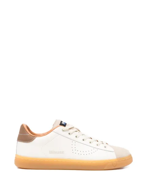 Blauer logo-print sneakers Neutrals S6LOWELL01LES