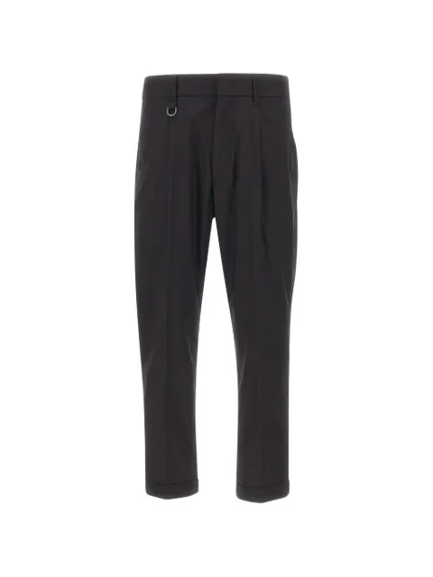 Paolo Pecora pleated turned-up trousers Black B12501999000