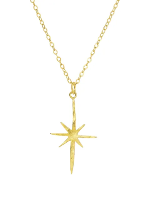 Ottoman Hands Northern Star pendant necklace Gold SNS40AN