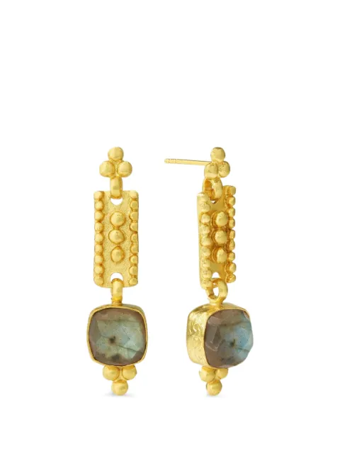 Ottoman Hands labradorite Shahrzad drop earrings Gold GRA98AES20