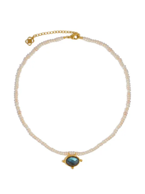 Ottoman Hands Sorel pearl labradorite necklace Gold BEA14812A8AN