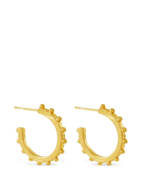 Ottoman Hands Aida beaded hoop earrings Gold GRA510AE