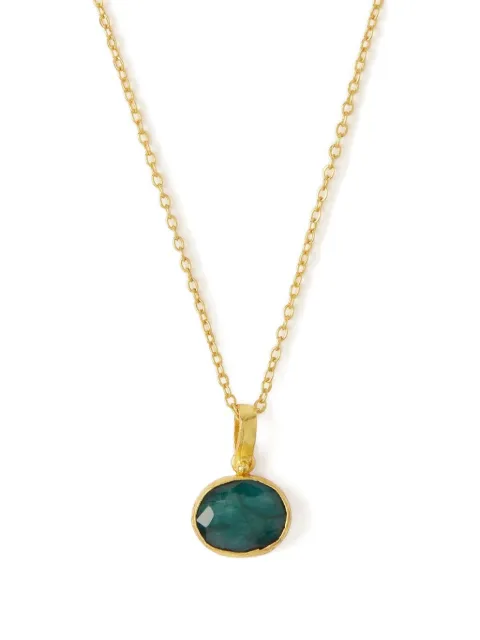 Ottoman Hands emerald Siena pendant necklace Gold GEM2820ANAW21