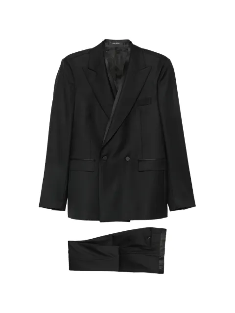 Tagliatore double-breasted suit Black 2FBR1IB01070001