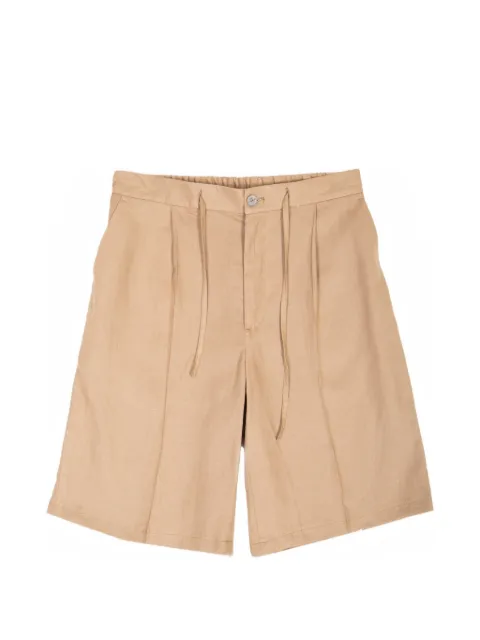 Hevo pleated drawstring shorts Neutrals TORRELAPILLO33L707