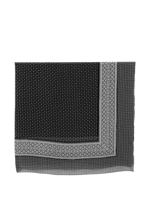 Ermanno Scervino Foulard geometric-print scarf Black D482R706YEX