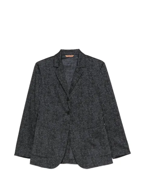 Romeo Gigli Pre-Owned 1990s floral-print blazer Grey RG350AZK