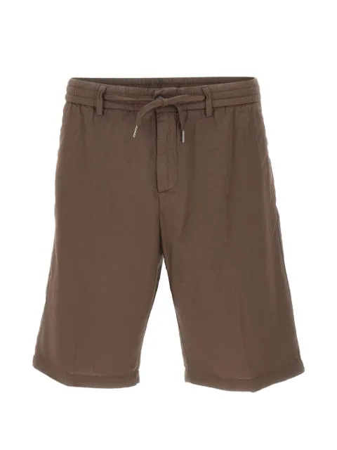 Perfection drawstring waistband shorts Brown 26P7174982