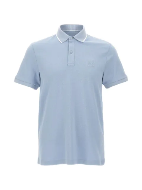 BOSS slim-fit polo shirt in stretch-cotton piqué Blue 50507699