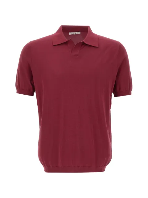 Kangra buttonless V-neck T-shirt Red 300423375