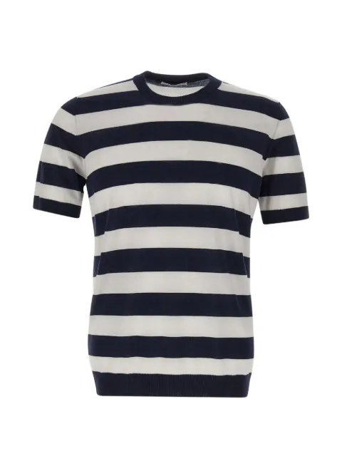 Kangra horizontal-stripe sweater Blue 303321038