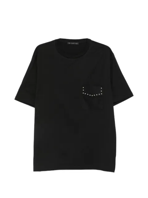 Low Brand studded-pocket T-shirt Black LT26010