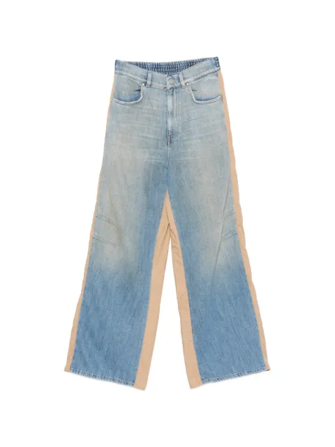 Circus Hotel panelled wide-leg jeans Neutrals H6SY11