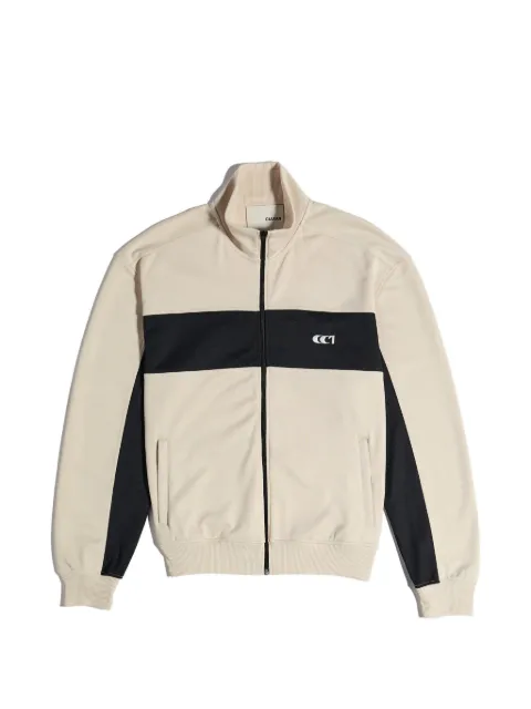 CIARAN CC1 contrast-panel jacket Neutrals C02J04008
