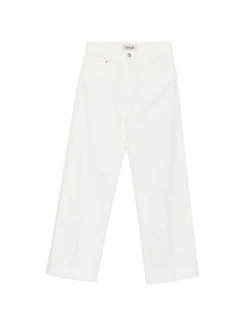Cycle five-pocket wide-leg trousers White 362P539