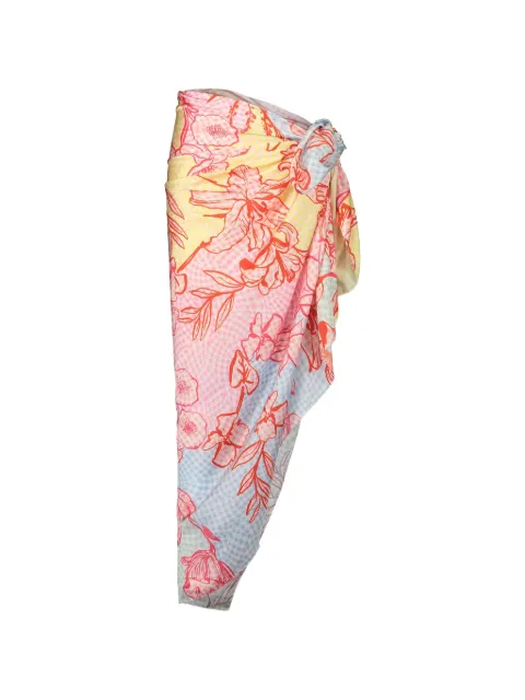 Mary Katrantzou Elba pareo Pink SS26S1TUTIFRUTI