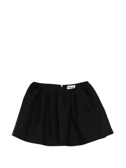 SHUSHU/TONG gathered A-line mini skirt Blue FSDFSK10ASA036NA100