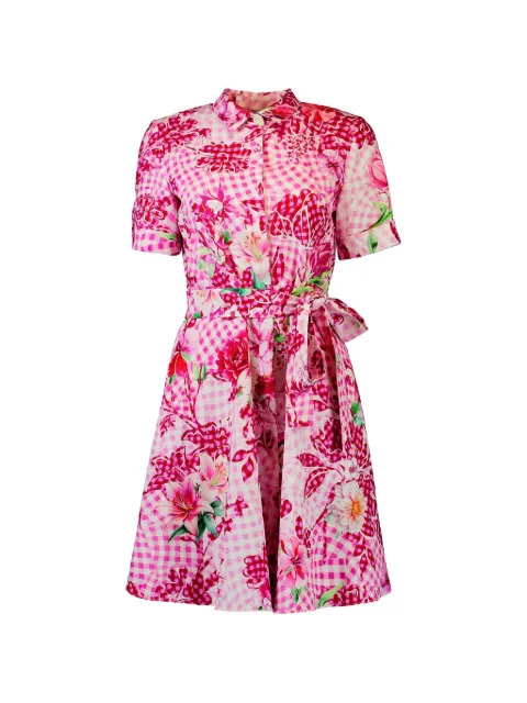 Mary Katrantzou Chima floral-print midi dress Pink SS26D3FLEURCHERRY
