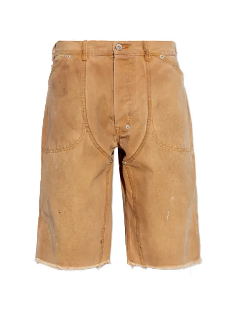 GALLERY DEPT. Branko paint-splatter shorts Brown BTM028