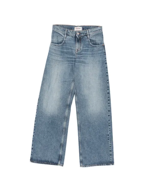 Cycle faded-effect wide-leg jeans Blue 362P523