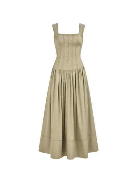 Aje Parallel midi dress Green 26SU5655MOSS