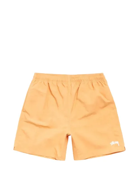 Stüssy logo-print swim shorts Orange 113155N0677