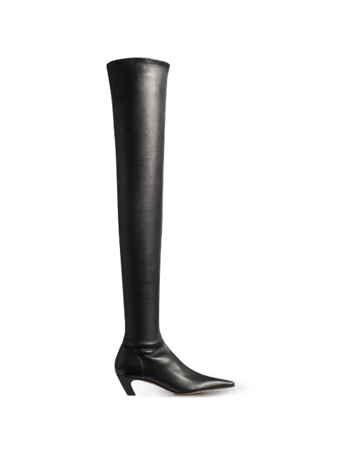 KHAITE Arizona over-the-knee stretch boots Black F1123994200