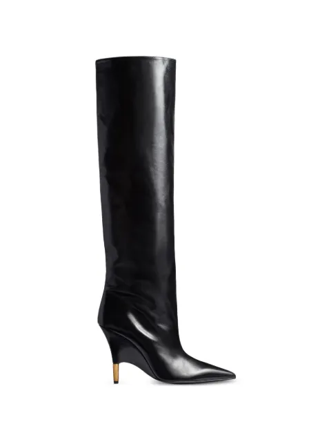 KHAITE Bella knee-high boots Black F1117992200